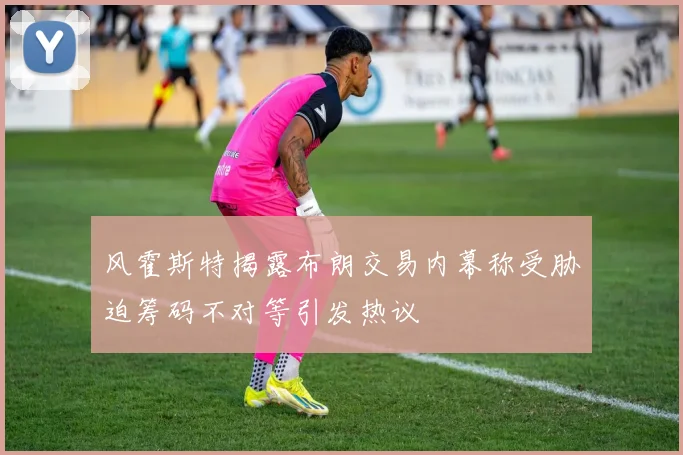 风霍斯特揭露布朗交易内幕称受胁迫筹码不对等引发热议